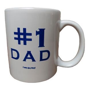 Funny Guy Mugs Coffee Cup -#1 DAD- 11 oz Ceramic High Quality Double Sided Print